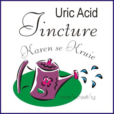 Uric Acid Tincture Label